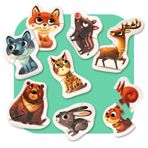 Puzzles "Mountain animals"